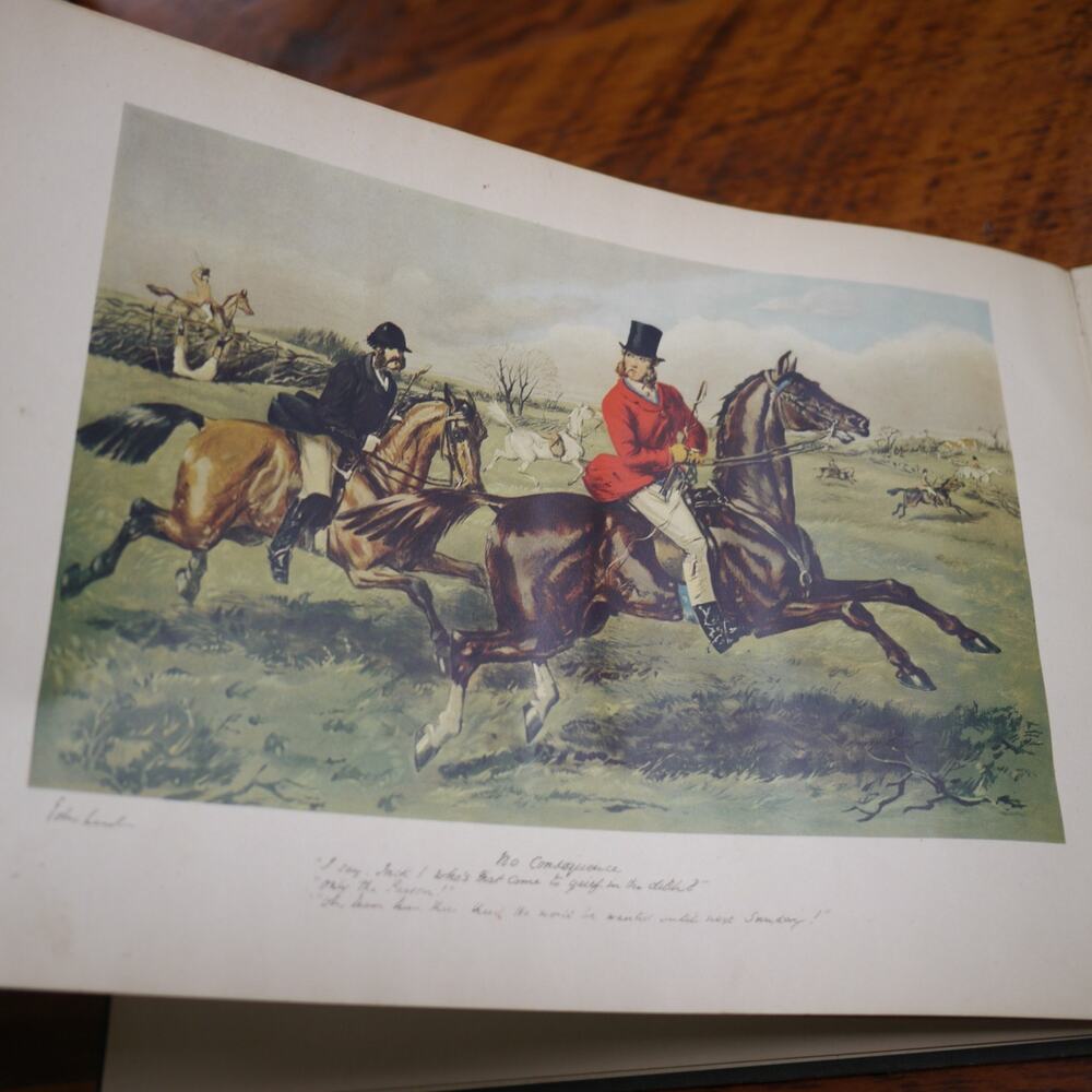 1948 NOBLE SCIENCE John Leech Hunting Field ILLUSTRATED BOOK Thomas Bodkin